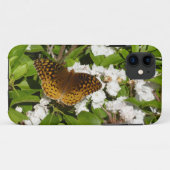 Coques Case-Mate iPhone Grand Fritillaire en éperon sur le Laurel de monta (Dos (Horizontal))