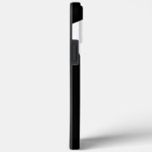 Coques Case-Mate iPhone Grand Initial | Typographie Moderne | Noir (Verso / Droite)
