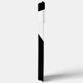 Coques Case-Mate iPhone Grand Initial | Typographie Moderne | Noir (Verso / Droite)