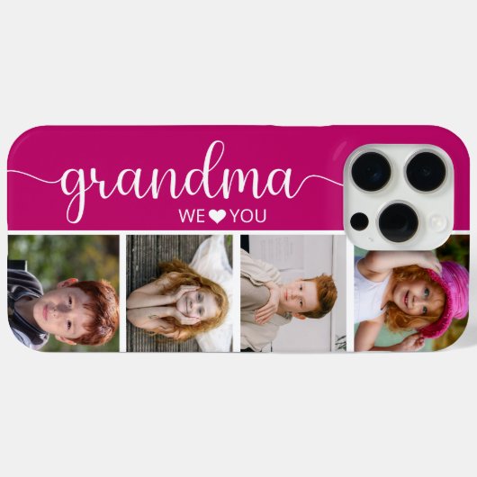 Coques Case-Mate iPhone Grand-mère 4 Photo (Verso (horizontal))