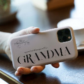Coques Case-Mate iPhone Grand-mère | Chic Boho Lettering & Floral