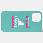 Coques Case-Mate iPhone Grand-mère de chat Ragdoll Grand-mère  (Verso (horizontal))