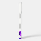 Coques Case-Mate iPhone Grand-mère de papillon violet floral (Verso / Droite)