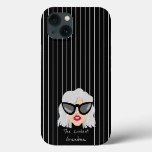 Case-Mate iPhone Case Grand-mère la plus froide avec lunettes Nom person
