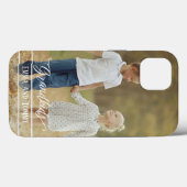Coques Case-Mate iPhone Grand-parents moderne Photo design tendance (Verso (horizontal))