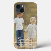 Coques Case-Mate iPhone Grand-parents moderne Photo design tendance (Verso)