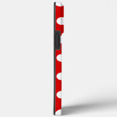 Coques Case-Mate iPhone Grand Pois, Rouge clignotant (Verso / Droite)