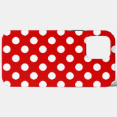 Coques Case-Mate iPhone Grand Pois, Rouge clignotant (Verso (horizontal))