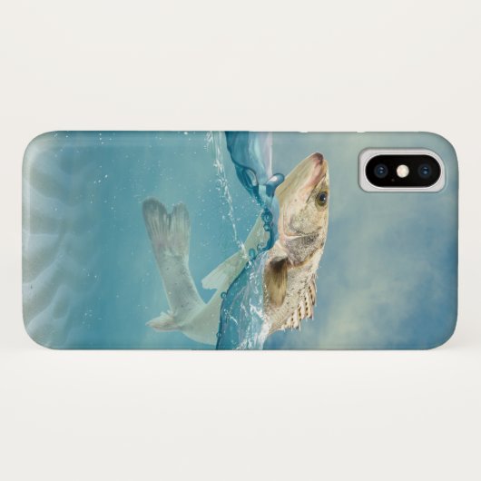 Coques Case-Mate iPhone Grand poisson dans l'eau (Dos (Horizontal))