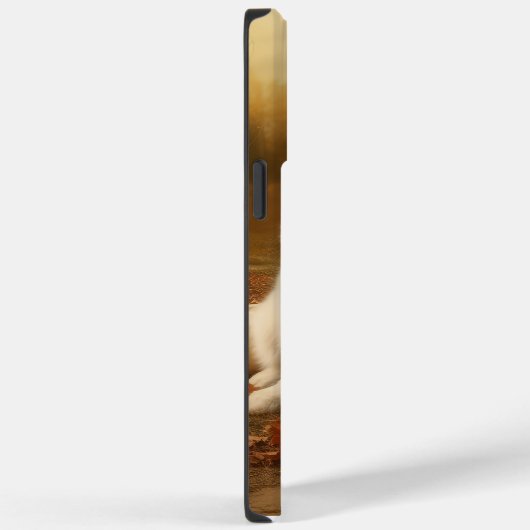 Coques Case-Mate iPhone Grand Pyrénées Chiot automne délice Citrouille (Verso / Droite)