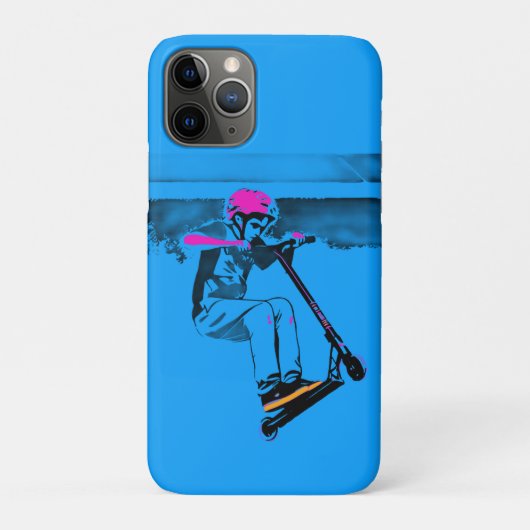 Coques Case-Mate iPhone Grand Saut - Cavalier de Trottinette (Dos)