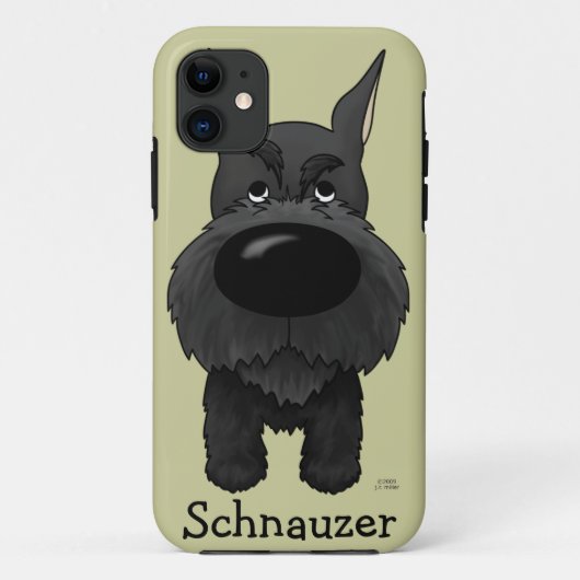 Coques Case-Mate iPhone Grand Schnauzer de nez (Dos)