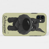 Coques Case-Mate iPhone Grand Schnauzer de nez (Dos (Horizontal))