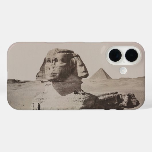Coques Case-Mate iPhone Grand Sphinx de Giza Necropolis en Égypte 1887 (Verso (horizontal))