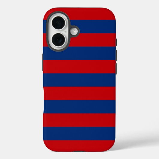 Coques Case-Mate iPhone Grand Thème nautique Grandes bandes horizontales (Verso)
