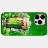 COQUES Case-Mate iPhone GRANDE BIÈRE VERTE IRLANDAISE EN COULEUR D'EAU (Verso (horizontal))