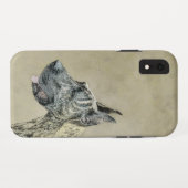 Coques Case-Mate iPhone Grande Danse (Brindle) Peinture - Art Chien origin (Dos (Horizontal))