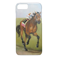 Grande peinture à l'huile Brown de cheval de Rsce