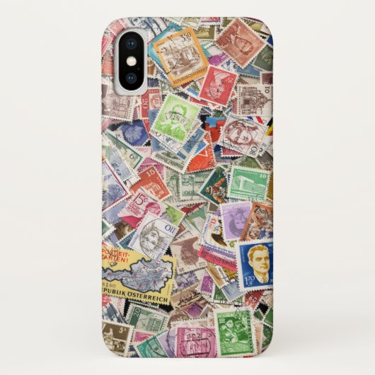 Coques Case-Mate iPhone Grande pile de timbres-poste (Dos)