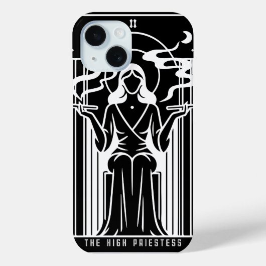 Coques Case-Mate iPhone Grande Prêtresse du Tarot Femme Fumant de l'Herbe (Verso)