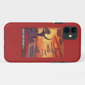 Coques Case-Mate iPhone Grande semaine d'aviation - affiche de ondulation (Dos (Horizontal))
