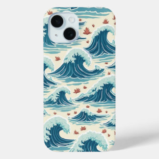 Coque Pour iPhone 15 Grande vague
