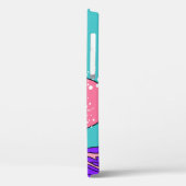 Coques Case-Mate iPhone Grande vague dans le style Vaporwave Pop Art. Affi (Verso / Gauche)