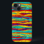 iPhone 13 Case Grandes Abstraites colorées<br><div class="desc">Bandes abstraites colorées</div>