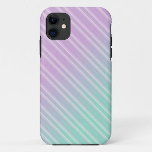 Case-Mate iPhone Case Grandes bandes - Purple clair et vert