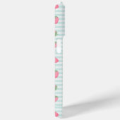 Coques Case-Mate iPhone Grandes fraises roses (Verso / Droite)