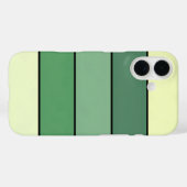 Coques Case-Mate iPhone Grandes Jaunes Vertes D'Hiver Sur Papier Aquarelle (Verso (horizontal))