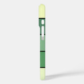 Coques Case-Mate iPhone Grandes Jaunes Vertes D'Hiver Sur Papier Aquarelle (Verso / Gauche)