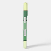 Coques Case-Mate iPhone Grandes Jaunes Vertes D'Hiver Sur Papier Aquarelle (Verso / Droite)