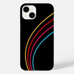 Coque Pour iPhone 14 Grandes néons minimalistes
