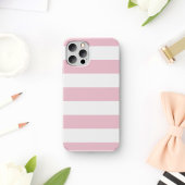 Coques Case-Mate iPhone Grandes Pink, Grandes Blances, Motif Gratté