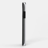 Coques Case-Mate iPhone Grandes surfaces modernes de charbon (Dos/Droite)