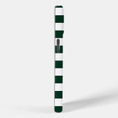 Coques Case-Mate iPhone Grandes vertes foncées et blanches (Verso / Droite)