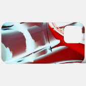 Coques Case-Mate iPhone Grandeur numérique de la peinture coupée en blanc (Verso (horizontal))