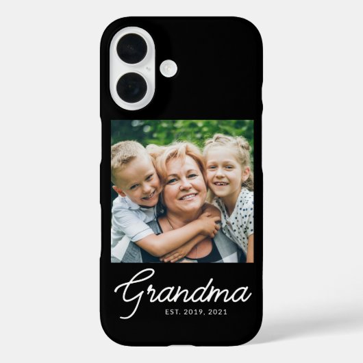 Coques Case-Mate iPhone Grandma Established Script Photo (Verso)