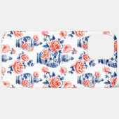 Coques Case-Mate iPhone Grandmillenial Chinoiserie Ginger Jar Pink Peonies (Retour (horizontal))