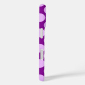 Coques Case-Mate iPhone Grands points rétro - orchidée et violette (Verso / Droite)