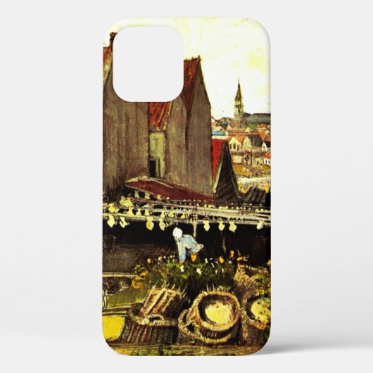Coques Case-Mate iPhone Grange de séchage du poisson par Vincent van Gogh (Verso)