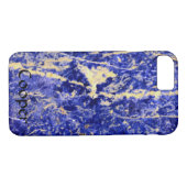 Coques Case-Mate iPhone Granit bleu, marbre bleu, pierre bleue (Dos (Horizontal))