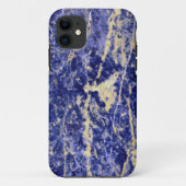 Coques Case-Mate iPhone Granit bleu, marbre bleu, pierre bleue (Dos)