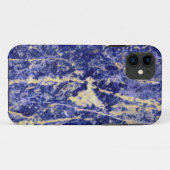Coques Case-Mate iPhone Granit bleu, marbre bleu, pierre bleue (Dos (Horizontal))