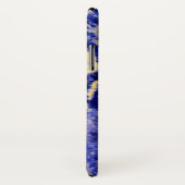 Coques Case-Mate iPhone Granit bleu, marbre bleu, pierre bleue (Dos/Droite)