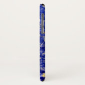 Coques Case-Mate iPhone Granit bleu, marbre bleu, pierre bleue (Dos/Gauche)