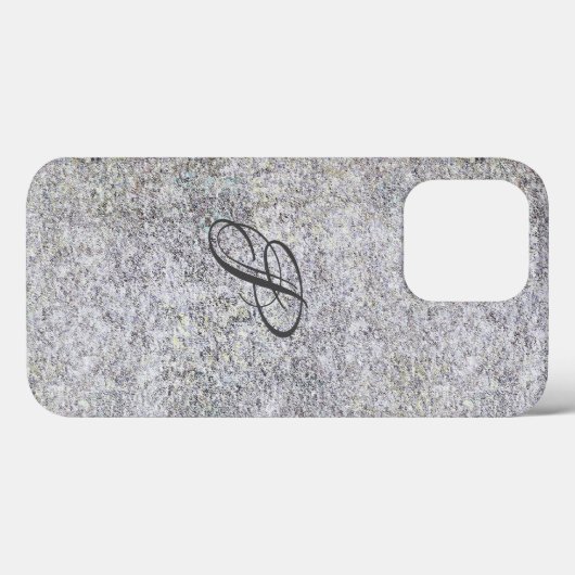 Coques Case-Mate iPhone Granit noir (Verso (horizontal))