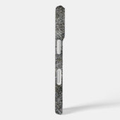 Coques Case-Mate iPhone Granit Rock Gris avec mousse verte (Verso / Droite)