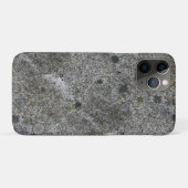 Coques Case-Mate iPhone Granit Rock Gris avec mousse verte (Dos (Horizontal))